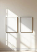 Frame Room Scene Mockup — Silver Frame Portrait 2:3 — Perspective View — #00126 | MockupBulk