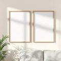 Frame Professional Frame Mockup — Plain Square Frame Square 1:1 — Perspective View — #00130 | MockupBulk