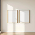 Frame Premium Interior Mockup — Plain Square Frame Portrait 2:3 — Perspective View — #00136 | MockupBulk