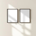 Frame Wall Art Mockup — Plain Square Frame Portrait 4:5 — Perspective View — #00148 | MockupBulk