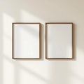 Frame Frame Display Mockup — Plain Square Frame Landscape 3:4 — Perspective View — #00160 | MockupBulk