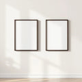Frame High-Res Frame Mockup — Plain Square Frame Square 1:1 — Perspective View — #00163 | MockupBulk