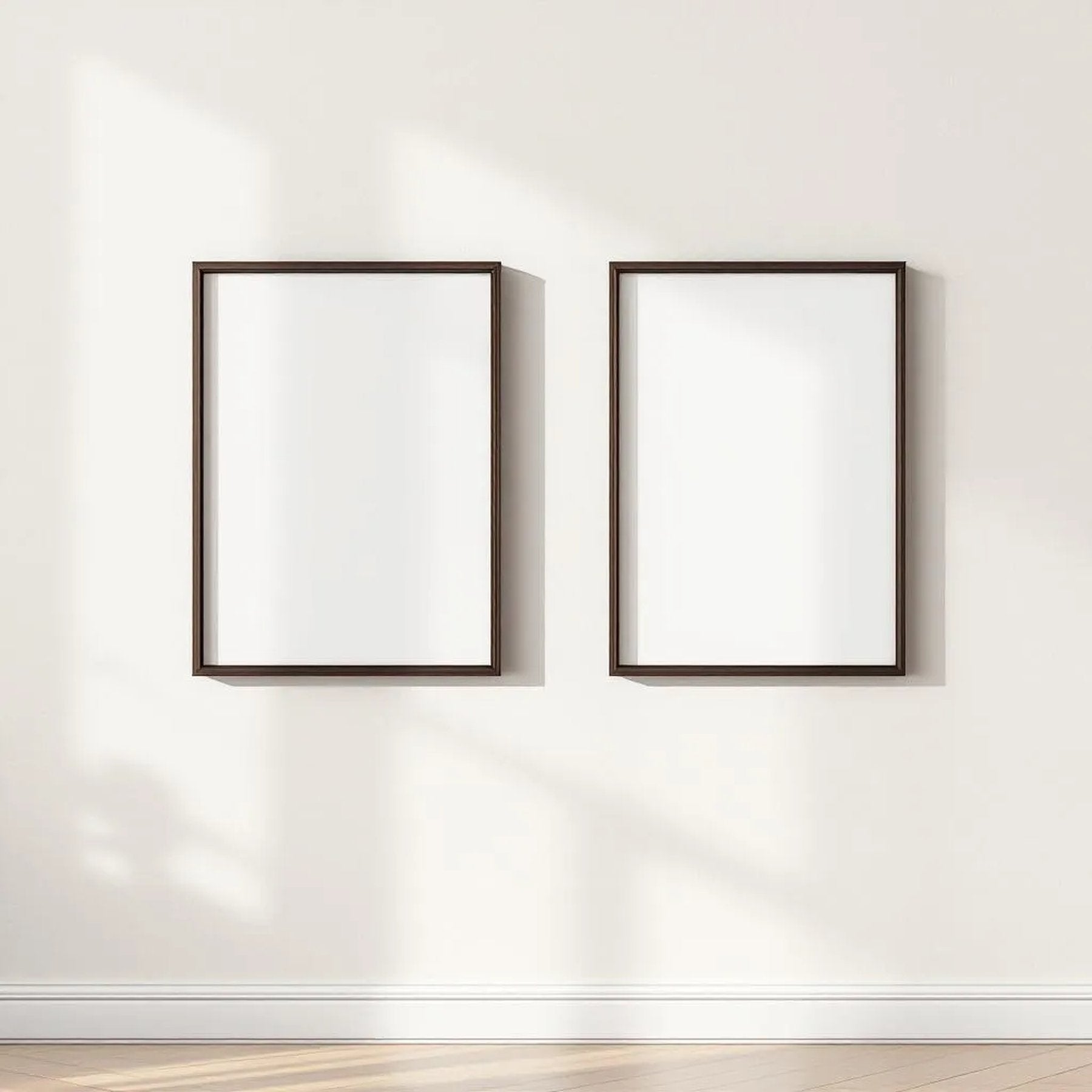Frame High-Res Frame Mockup — Plain Square Frame Square 1:1 — Perspective View — #00163 | MockupBulk