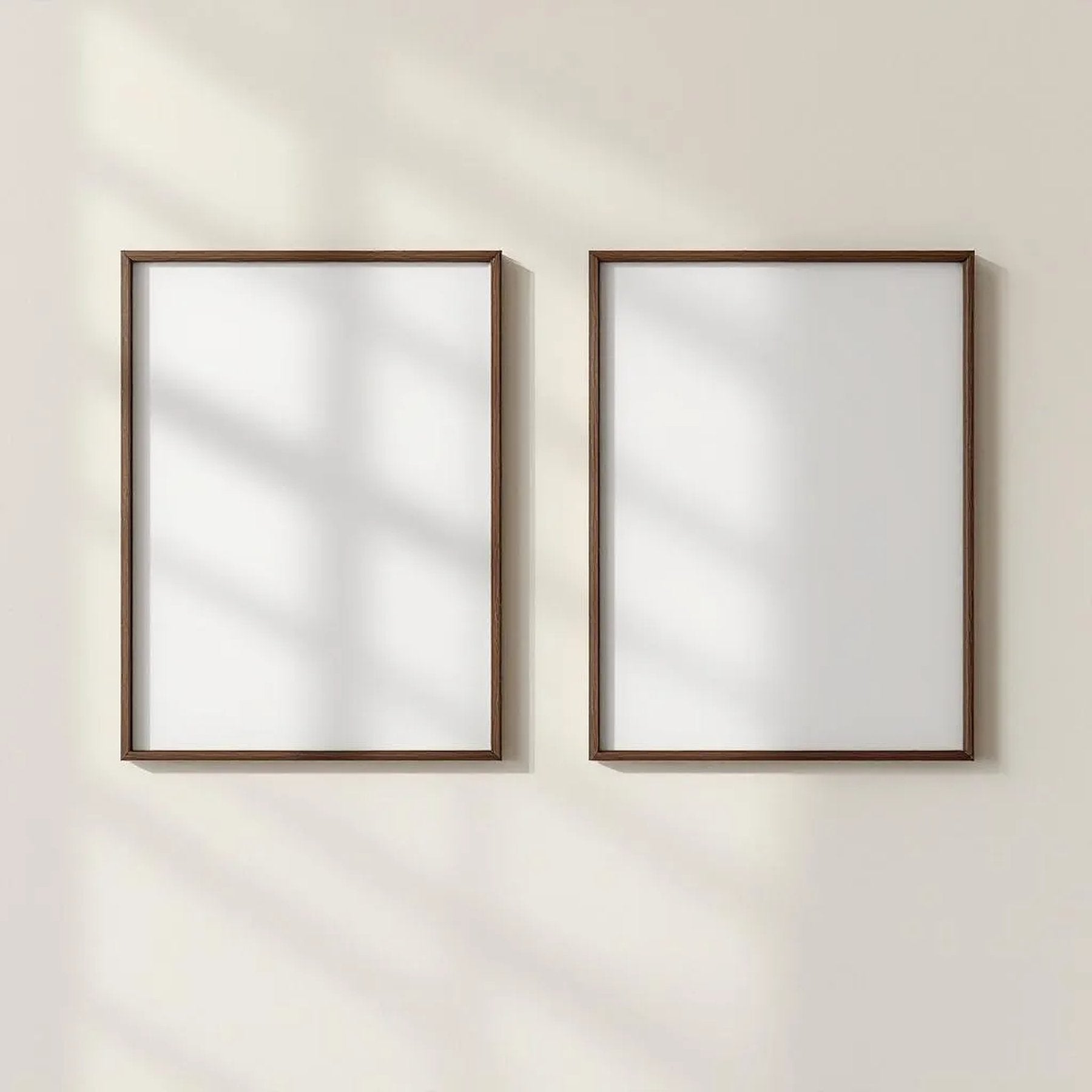 Frame Editorial Room Mockup — Plain Square Frame A-Series (A4 / A3) — Perspective View — #00166 | MockupBulk