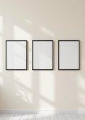 Frame Lifestyle Frame Mockup — Matte Black Frame Portrait 2:3 — Perspective View — #00171 | MockupBulk