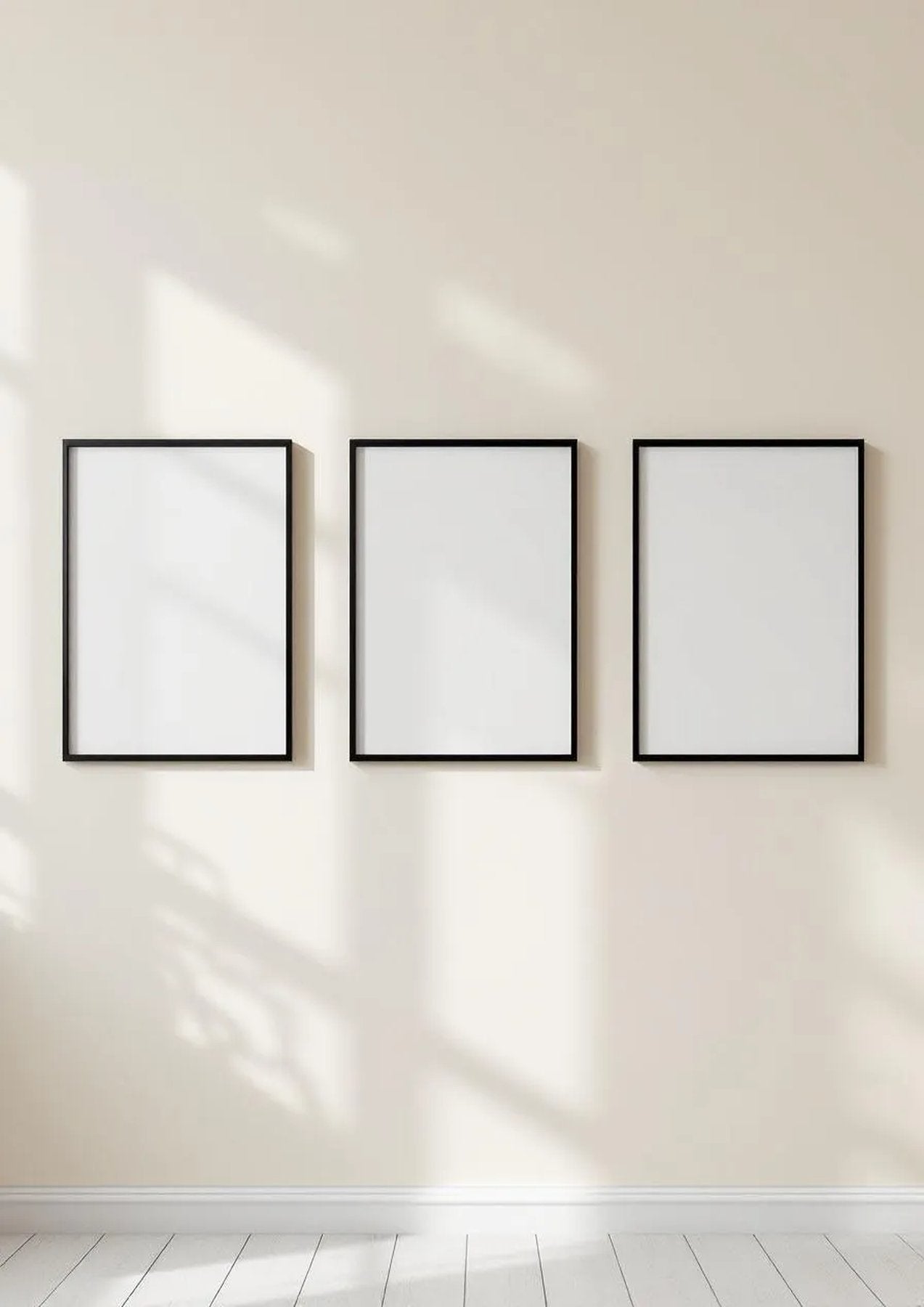 Frame Lifestyle Frame Mockup — Matte Black Frame Portrait 2:3 — Perspective View — #00171 | MockupBulk