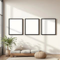 Frame Frame Display Mockup — Plain Square Frame Square 1:1 — Perspective View — #00175 | MockupBulk