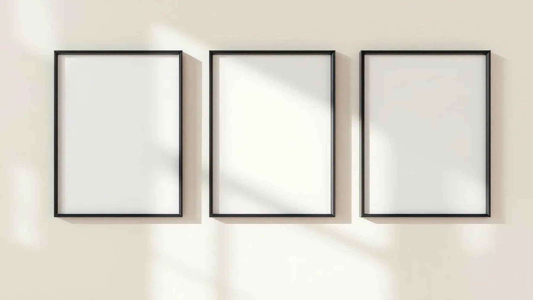 Frame High-Res Frame Mockup — Matte Black Frame Square 1:1 — Perspective View — #00179 | MockupBulk