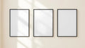 Frame Frame Display Mockup — Matte Black Frame Square 1:1 — Perspective View — #00182 | MockupBulk