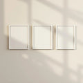 Frame Editorial Room Mockup — Plain Square Frame Portrait 2:3 — Perspective View — #00190 | MockupBulk