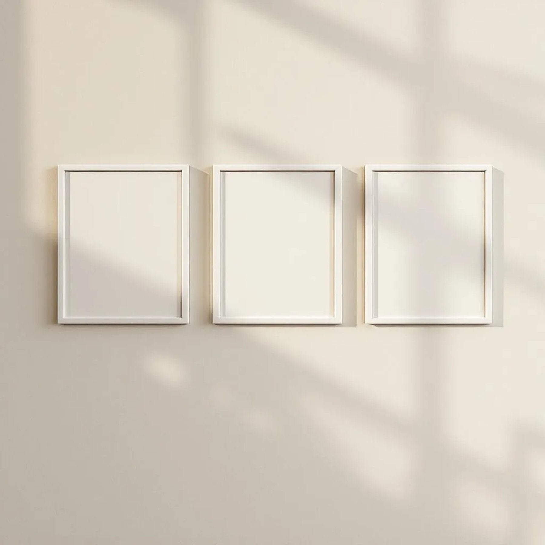 Frame Editorial Room Mockup — Plain Square Frame Portrait 2:3 — Perspective View — #00190 | MockupBulk