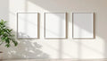 Frame Styled Room Mockup — White Frame Square 1:1 — Perspective View — #00191 | MockupBulk