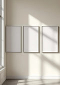 Frame Lifestyle Frame Mockup — White Frame Portrait 2:3 — Perspective View — #00192 | MockupBulk