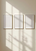 Frame Editorial Room Mockup — White Frame Portrait 2:3 — Perspective View — #00195 | MockupBulk