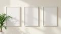 Frame Styled Room Mockup — White Frame Square 1:1 — Perspective View — #00203 | MockupBulk