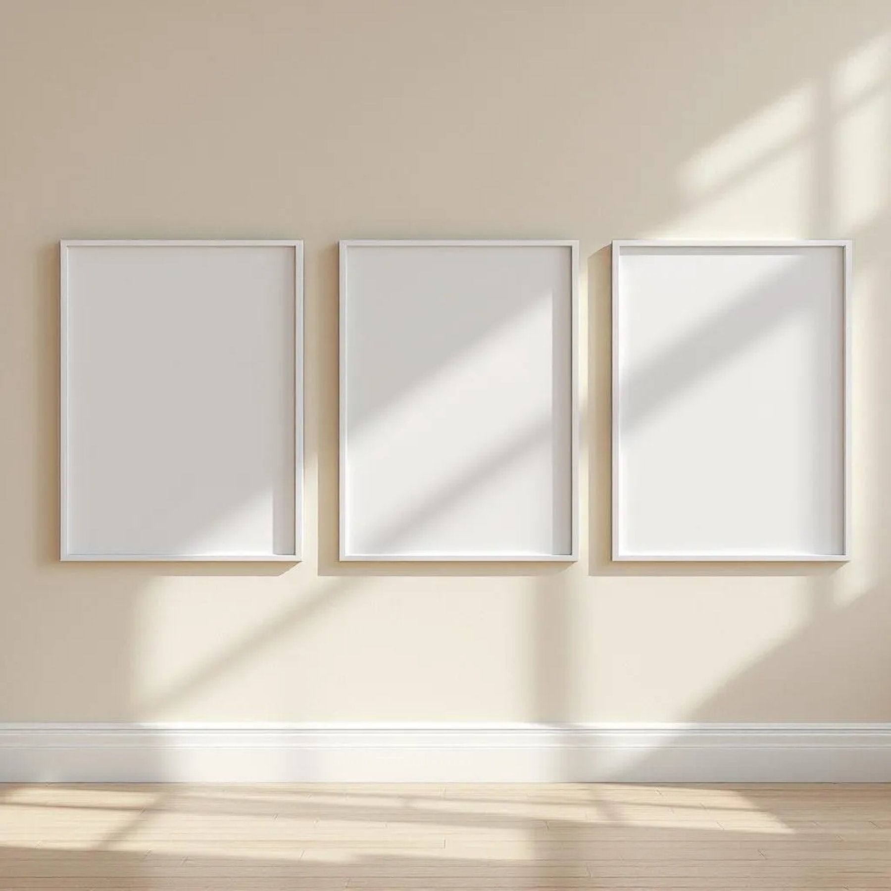 Frame Frame Display Mockup — Plain Square Frame Portrait 4:5 — Perspective View — #00205 | MockupBulk