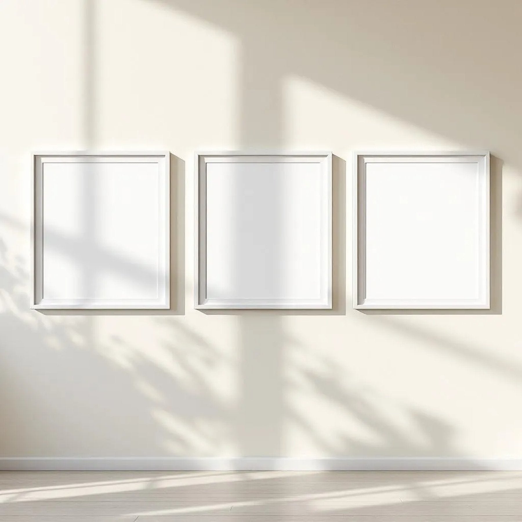 Frame High-Res Frame Mockup — Plain Square Frame Portrait 2:3 — Perspective View — #00208 | MockupBulk