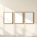 Frame Professional Frame Mockup — Plain Square Frame Square 1:1 — Perspective View — #00217 | MockupBulk