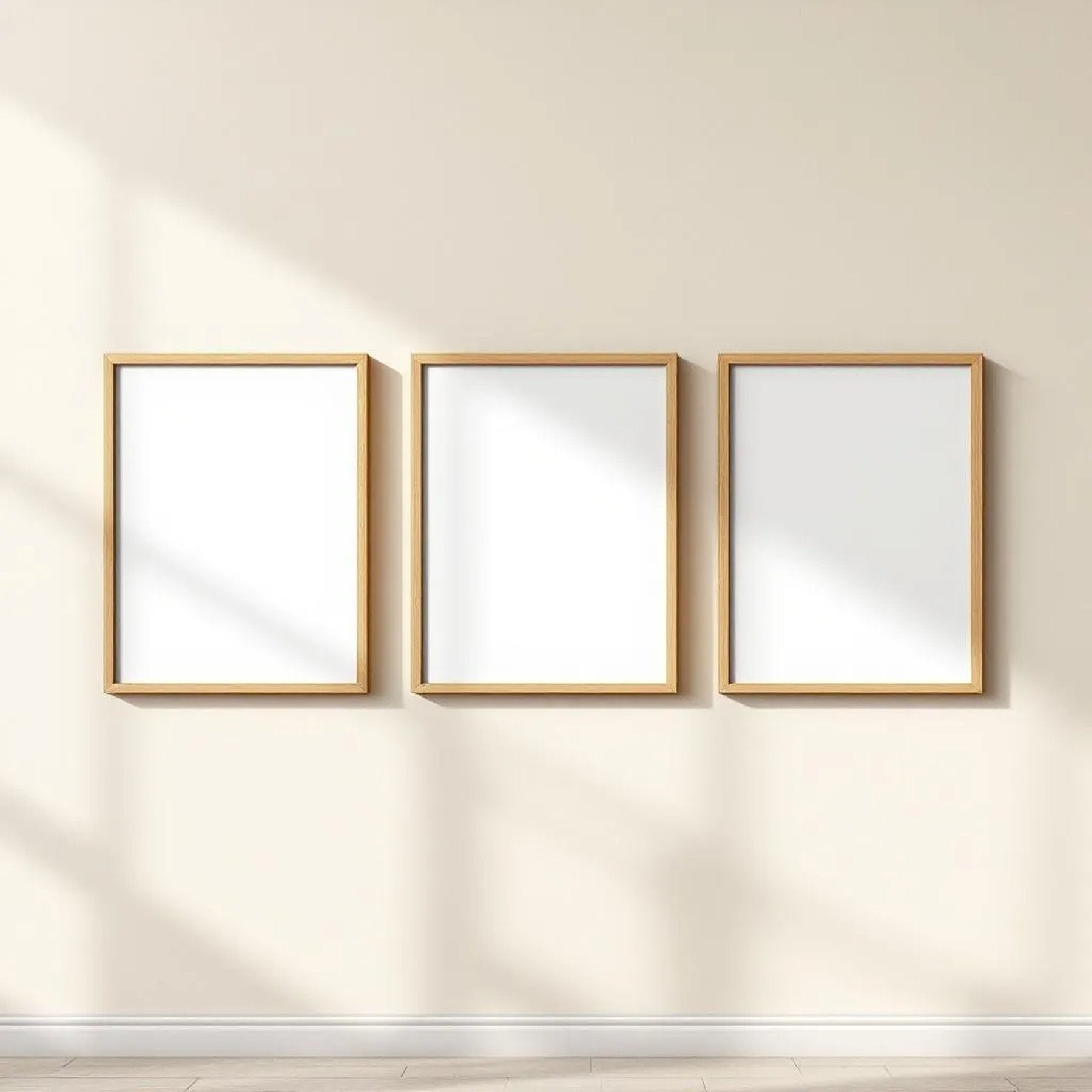 Frame Professional Frame Mockup — Plain Square Frame Square 1:1 — Perspective View — #00217 | MockupBulk