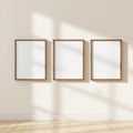 Frame Premium Interior Mockup — Plain Square Frame Landscape 11x14 — Perspective View — #00232 | MockupBulk