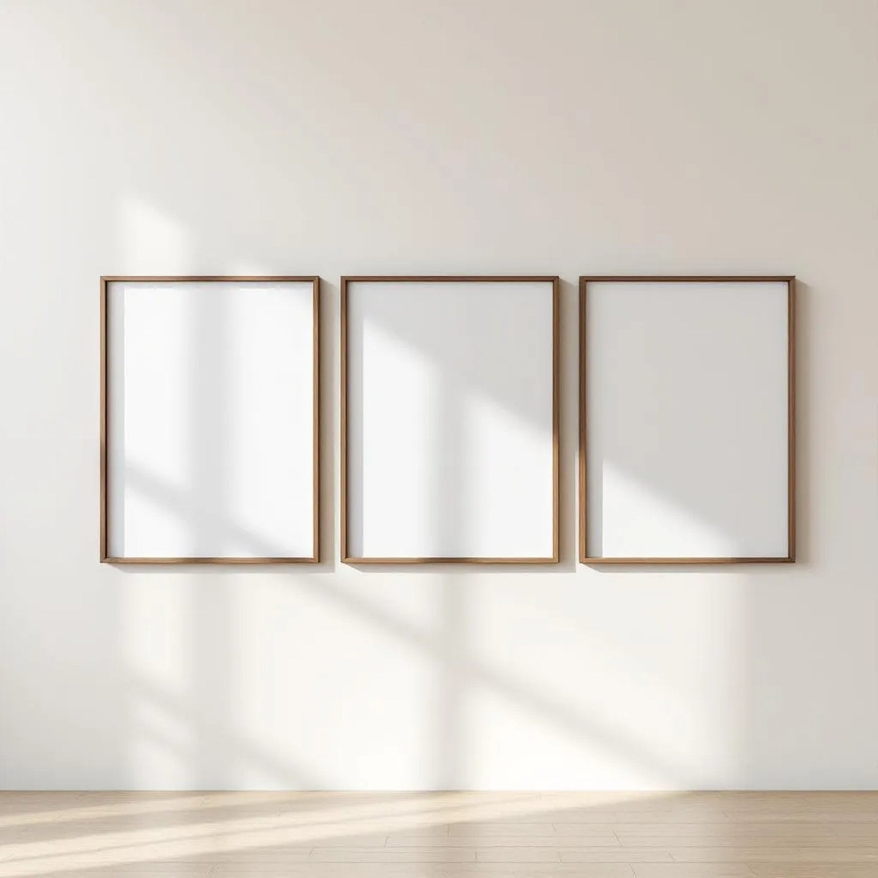 Frame Editorial Room Mockup — Plain Square Frame Square 1:1 — Perspective View — #00244 | MockupBulk