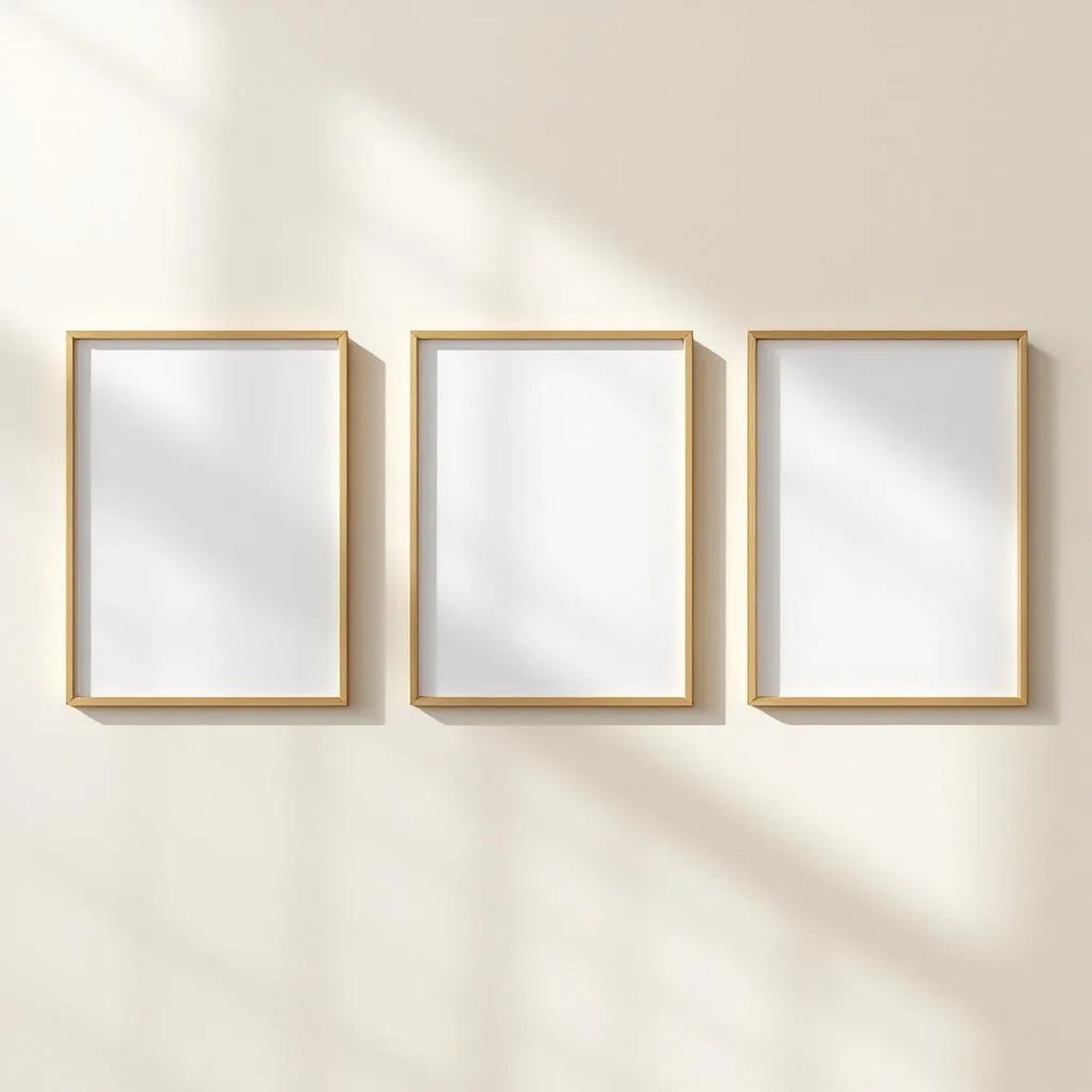 Frame Premium Interior Mockup — Plain Square Frame Square 1:1 — Perspective View — #00259 | MockupBulk