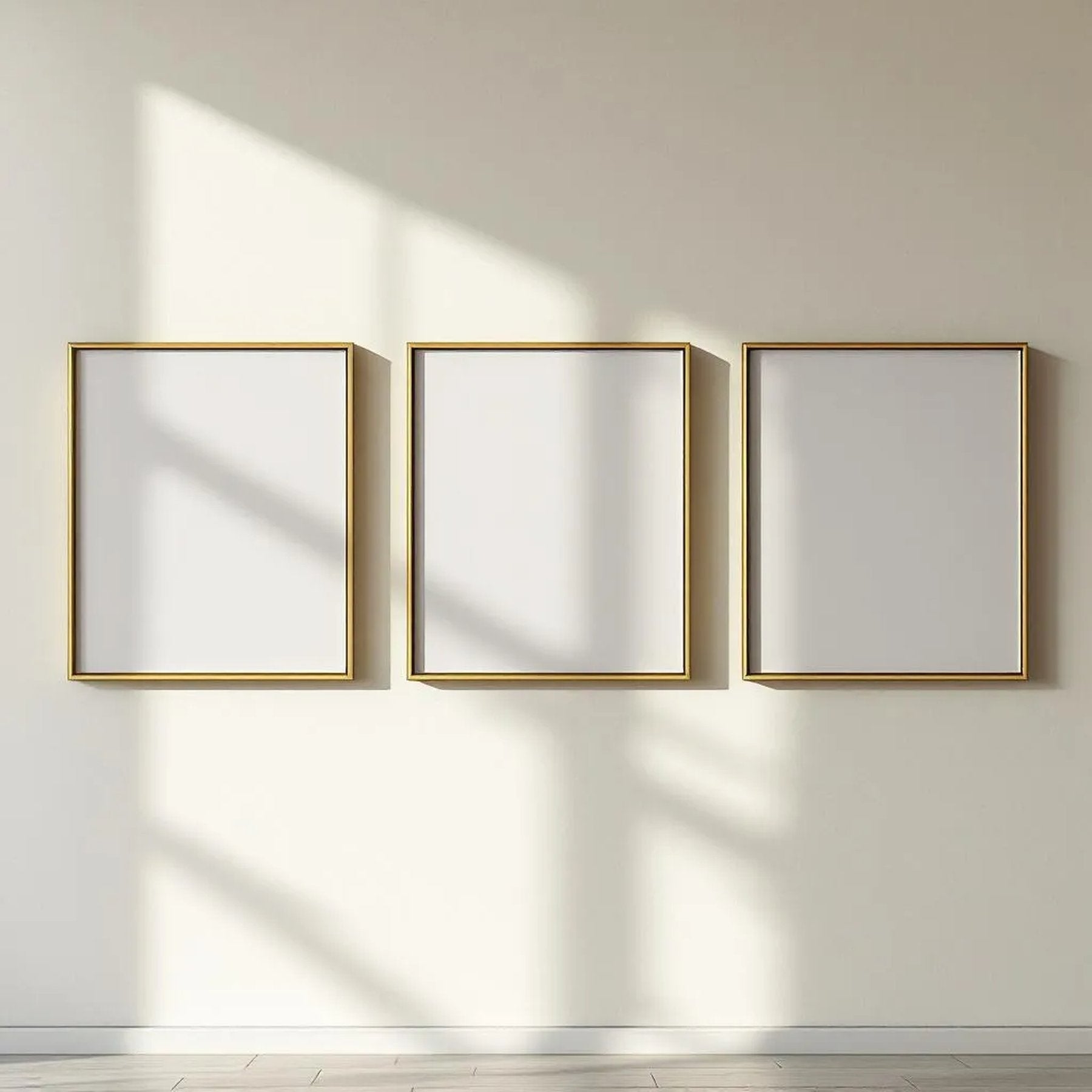 Frame Styled Room Mockup — Plain Square Frame Portrait 2:3 — Perspective View — #00271 | MockupBulk