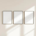 Frame Wall Art Mockup — Plain Square Frame Landscape 11x14 — Perspective View — #00274 | MockupBulk