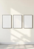 Frame Lifestyle Frame Mockup — Silver Frame Square 1:1 — Perspective View — #00279 | MockupBulk