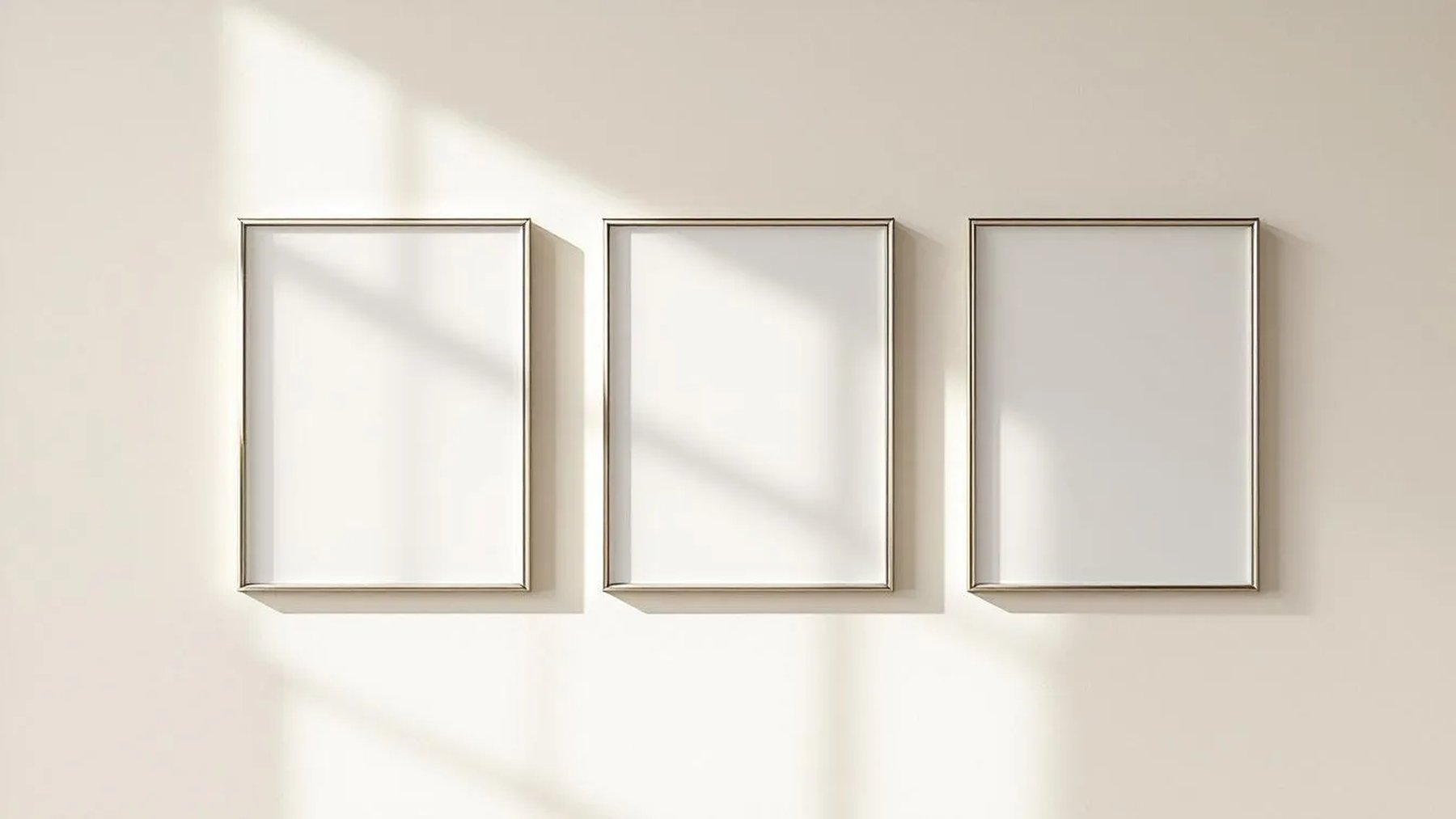 Frame Lifestyle Frame Mockup — Silver Frame Square 1:1 — Perspective View — #00281 | MockupBulk