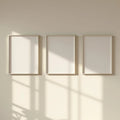 Frame Editorial Room Mockup — Plain Square Frame Portrait 2:3 — Perspective View — #00283 | MockupBulk