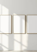 Frame Room Scene Mockup — Silver Frame Portrait 2:3 — Perspective View — #00285 | MockupBulk