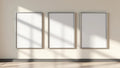 Frame Professional Frame Mockup — Silver Frame Square 1:1 — Perspective View — #00287 | MockupBulk