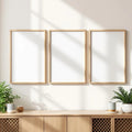 Frame Editorial Room Mockup — Plain Square Frame Square 1:1 — Perspective View — #00295 | MockupBulk