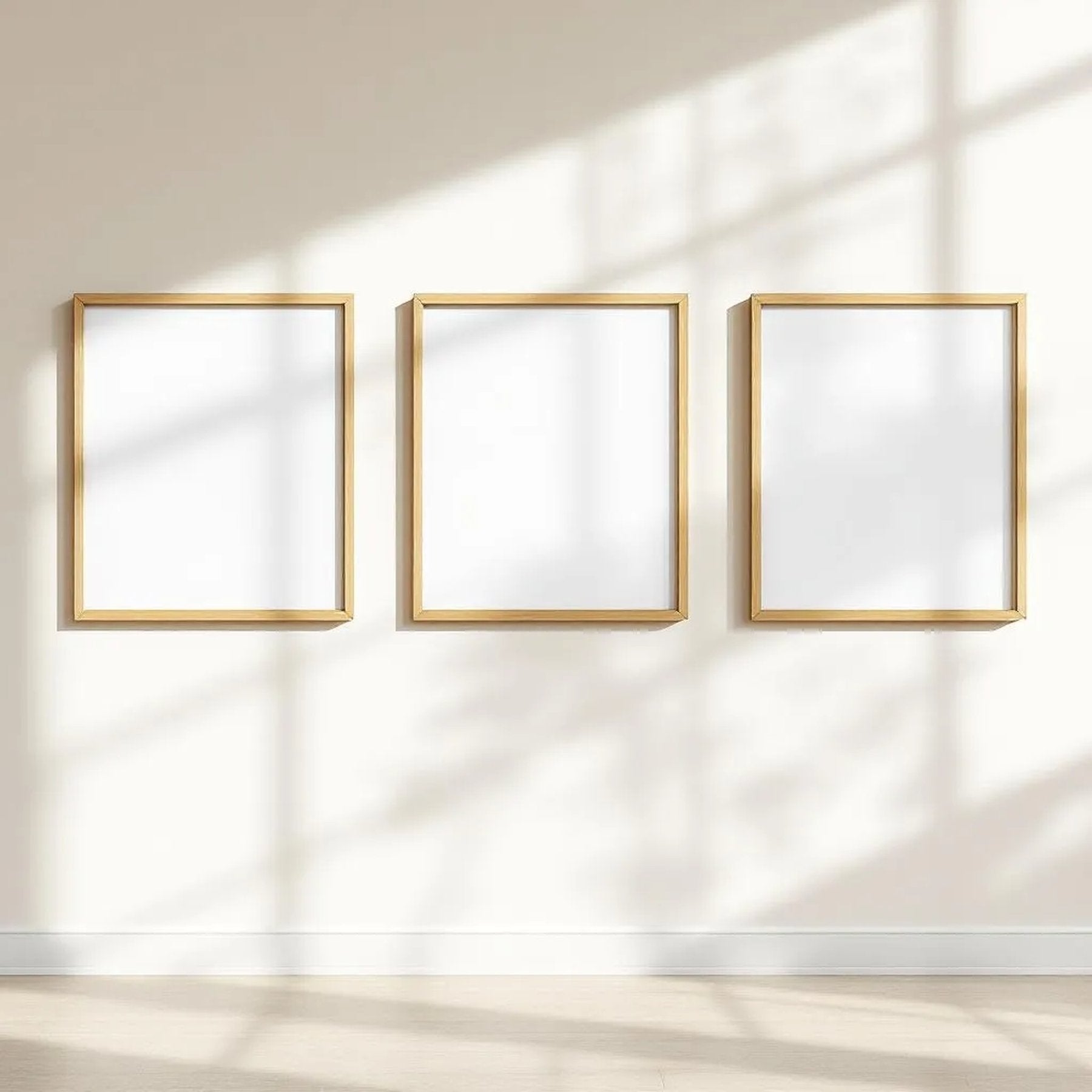 Frame Room Scene Mockup — Plain Square Frame Square 1:1 — Perspective View — #00307 | MockupBulk
