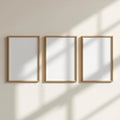 Frame Premium Interior Mockup — Plain Square Frame Portrait 2:3 — Perspective View — #00310 | MockupBulk