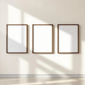 Frame Frame Display Mockup — Plain Square Frame Square 1:1 — Perspective View — #00325 | MockupBulk