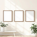 Frame Professional Frame Mockup — Plain Square Frame Square 1:1 — Perspective View — #00328 | MockupBulk