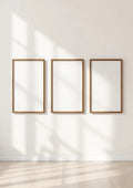 Frame Styled Room Mockup — Espresso Frame Portrait 2:3 — Perspective View — #00330 | MockupBulk