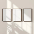 Frame Room Scene Mockup — Plain Square Frame Landscape 3:4 — Perspective View — #00331 | MockupBulk