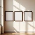 Frame High-Res Frame Mockup — Plain Square Frame Portrait 2:3 — Perspective View — #00334 | MockupBulk