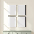 Frame Interior Frame Mockup — Plain Square Frame Portrait 2:3 — Perspective View — #00340 | MockupBulk