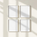 Frame Frame Display Mockup — Plain Square Frame Portrait 2:3 — Perspective View — #00361 | MockupBulk