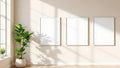 Frame Lifestyle Frame Mockup — White Frame Square 1:1 — Perspective View — #00362 | MockupBulk