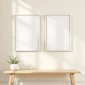 Frame Lifestyle Frame Mockup — Plain Square Frame Square 1:1 — Perspective View — #00364 | MockupBulk