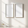 Frame High-Res Frame Mockup — Plain Square Frame Portrait 2:3 — Perspective View — #00367 | MockupBulk