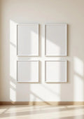 Frame Professional Frame Mockup — White Frame Portrait 2:3 — Perspective View — #00369 | MockupBulk