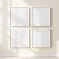 Frame Lifestyle Frame Mockup — Plain Square Frame Portrait 4:5 — Perspective View — #00376 | MockupBulk