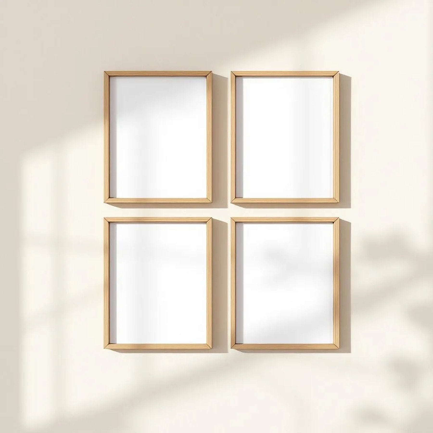 Frame Styled Room Mockup — Plain Square Frame Square 1:1 — Perspective View — #00385 | MockupBulk