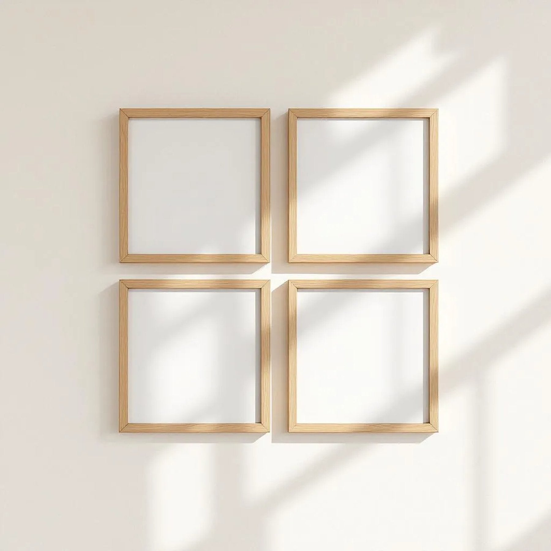 Frame Styled Room Mockup — Plain Square Frame Portrait 2:3 — Perspective View — #00397 | MockupBulk